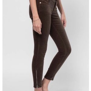 Rag & bone brown velvet jeans